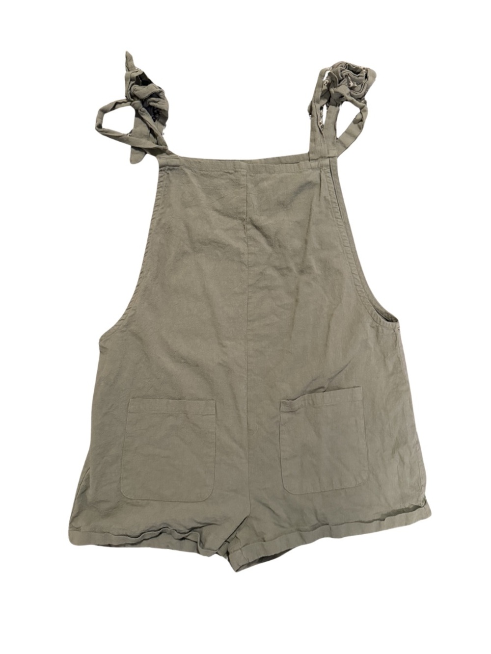 SHEIN Olive Green Casual Cotton Top